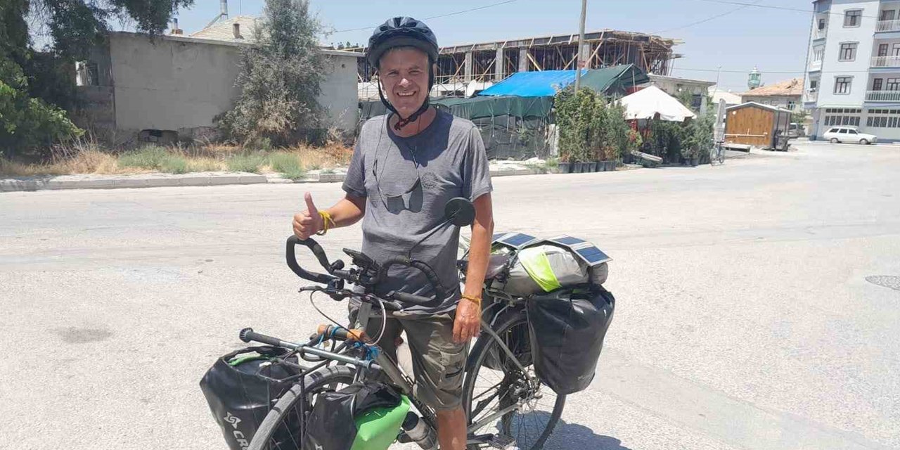 Fransız bisikletçinin rotası Konya oldu!