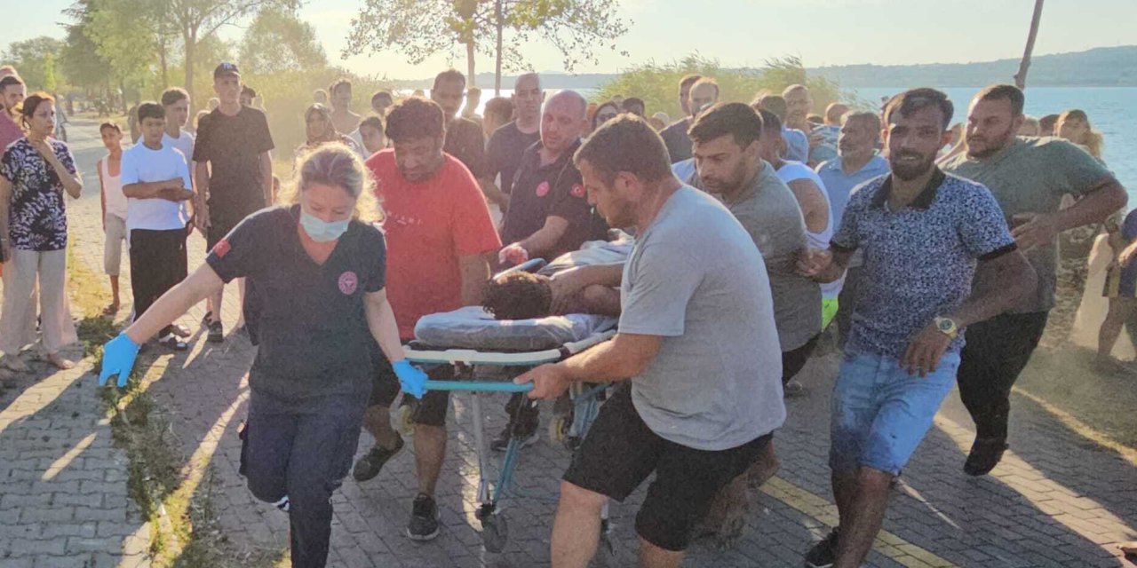 Sapanca Gölü’ne giren çocuk boğuldu