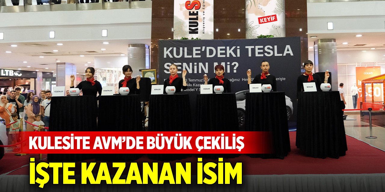 Konya Kulesite AVM’de büyük çekiliş gerçekleşti! İşte kazanan isim