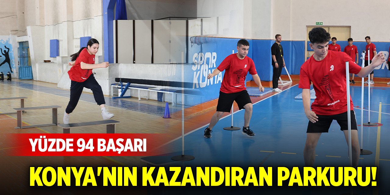 Konya'nın kazandıran parkuru! Yüzde 94 başarı