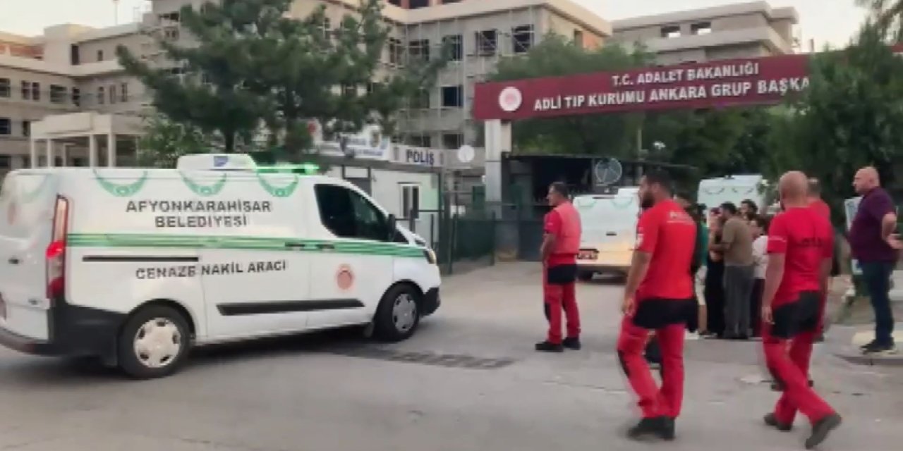 Orman şehitlerinin naaşları Ankara Adli Tıp Kurumu'na getirildi