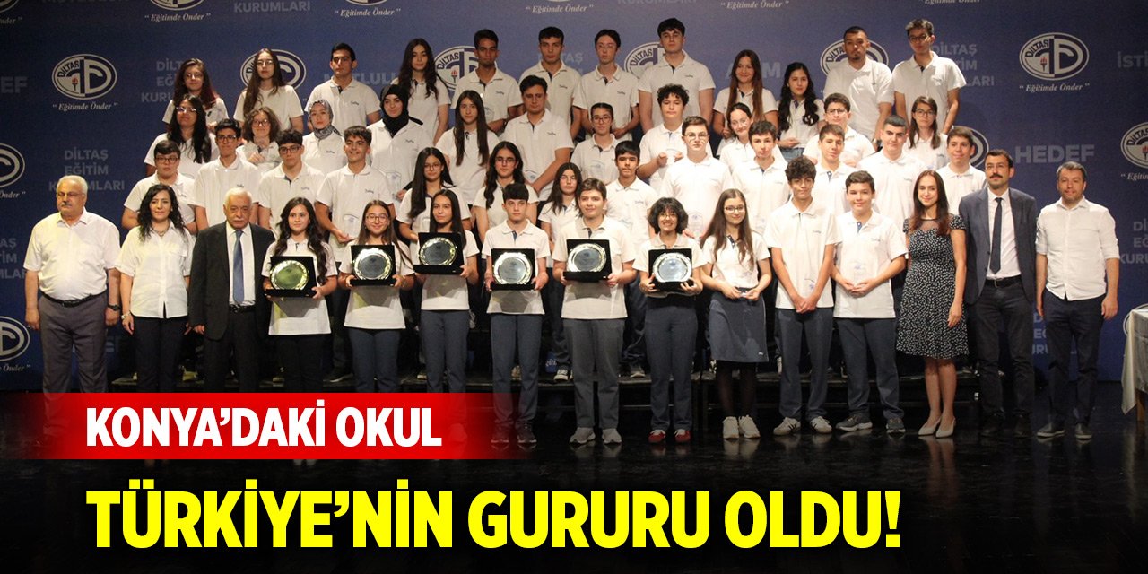 Konya’daki okul Türkiye’nin gururu oldu!