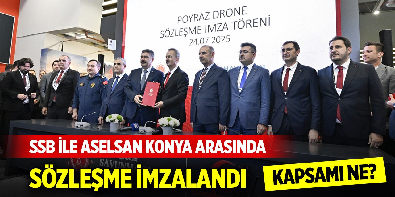 SSB ile Aselsan Konya arasında sözleşme imzalandı