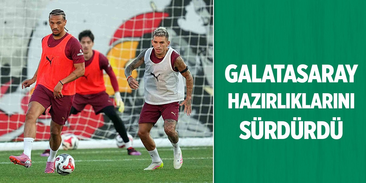 Leroy Sane, Galatasaray ile ilk antrenmanına çıktı