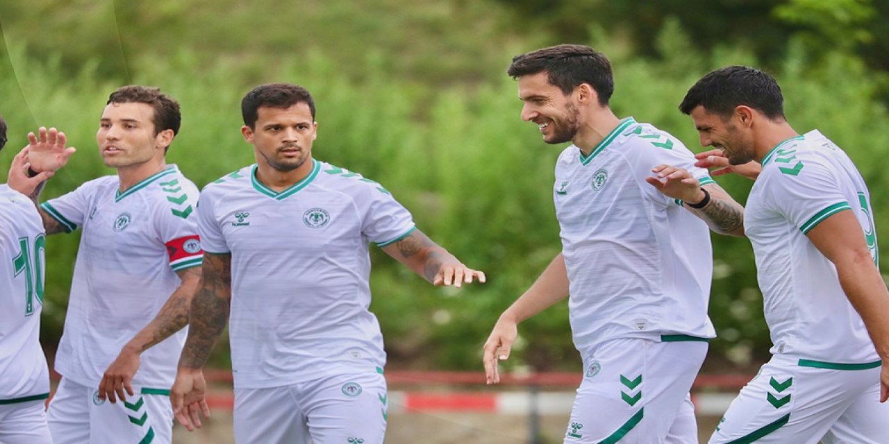 Konyaspor hazırlık maçında farka koştu!