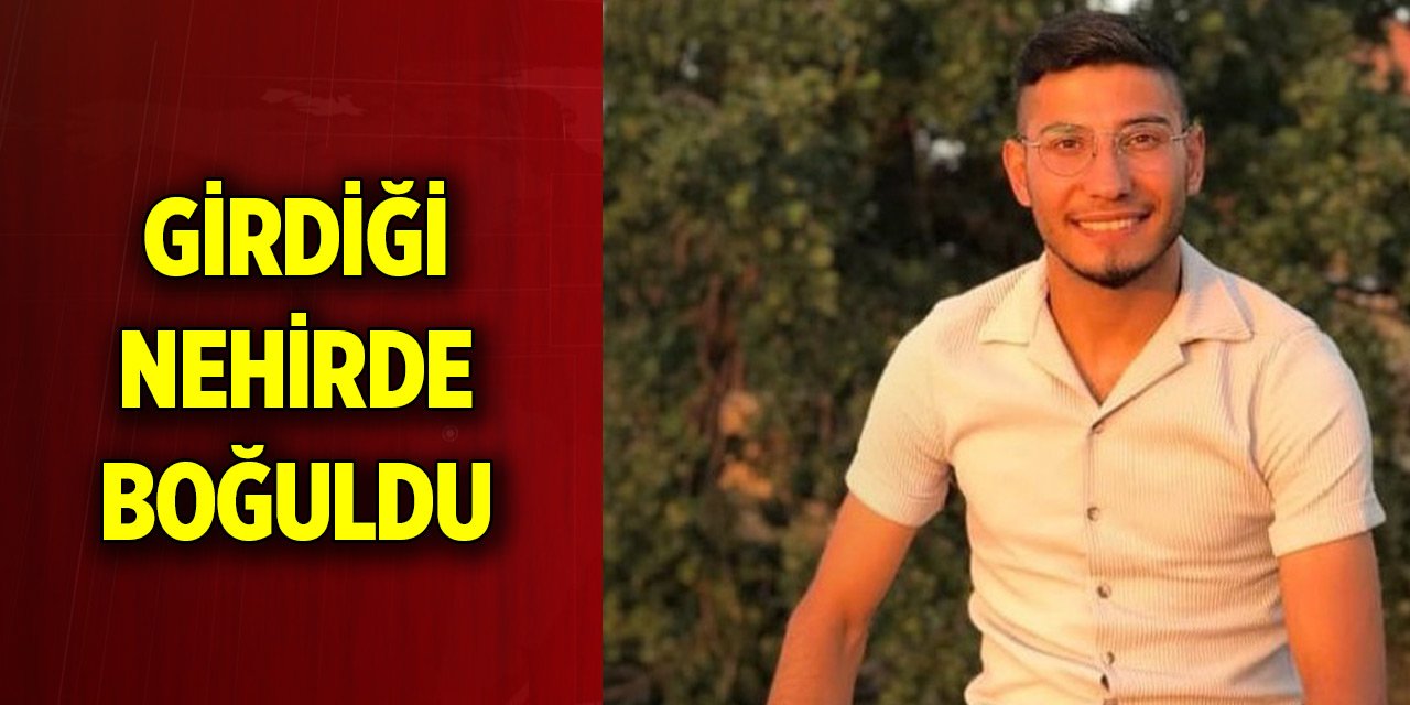 Serinlemek için girdiği nehirde boğuldu