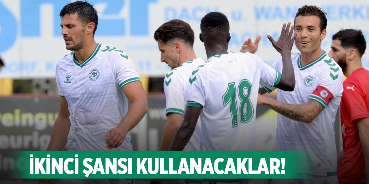Konyaspor'da kampta öne çıkan iki isim!