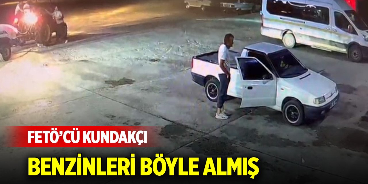 Bursa'da Fetö’cü kundakçı parkı tutuşturduğu benzinleri böyle almış