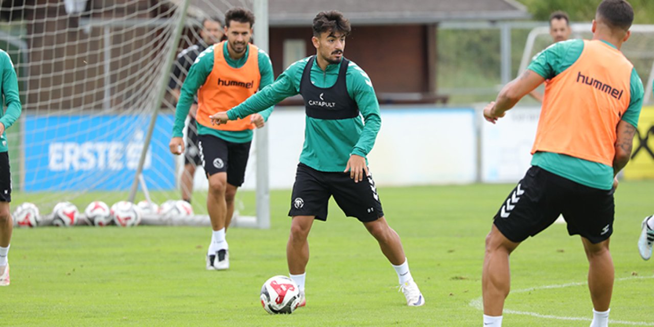 Konyaspor koşu ve ısınma yaptı