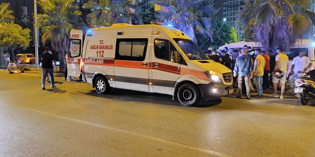 Bisikletle çarpışan motosikletin sürücüsü öldü