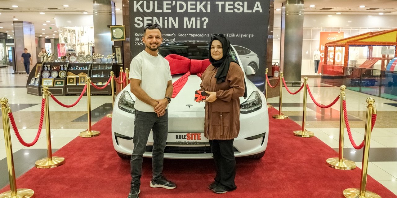 Kulesite AVM Tesla kazandırdı