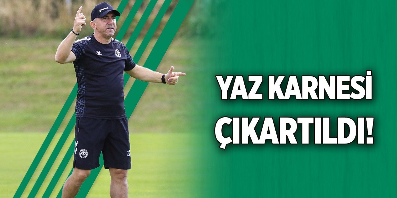 Konyaspor'un 2 aylık karnesi çıkartıldı!