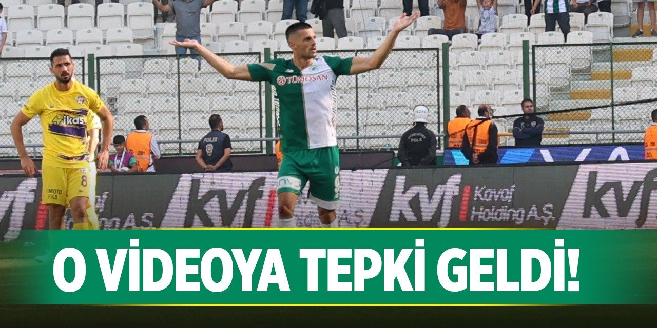 Konyaspor taraftarının rahatsız olduğu videoda güncelleme!