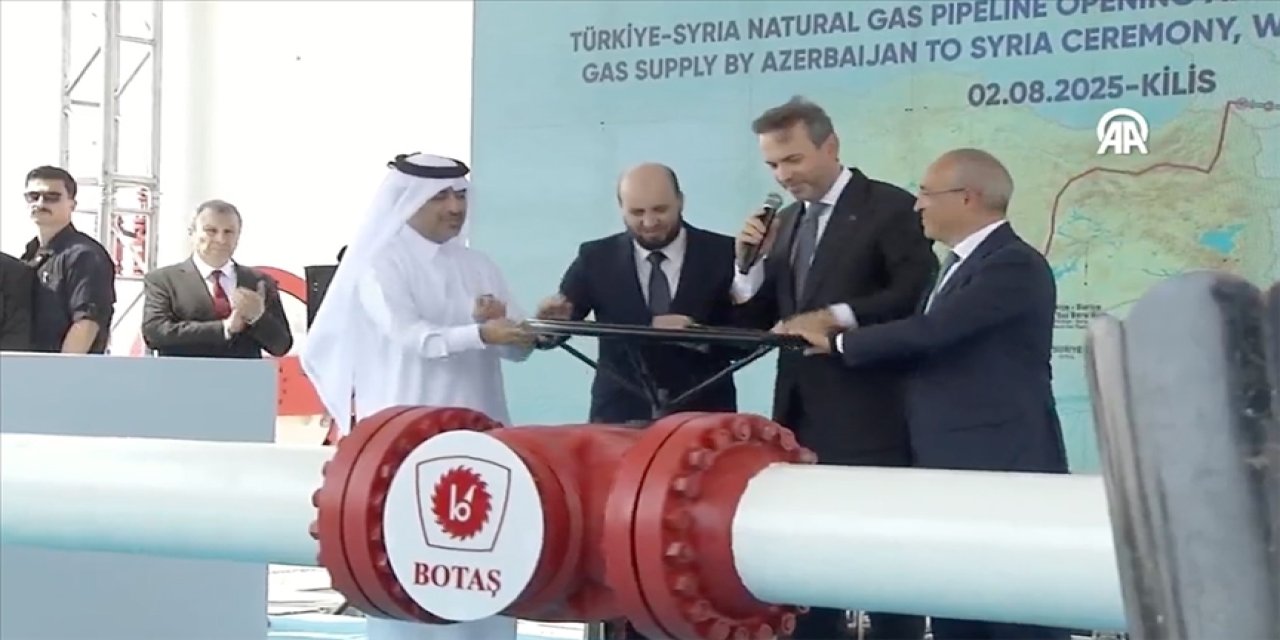 Son Dakika! Türkiye'den Suriye'ye ilk doğal gaz akışı başladı