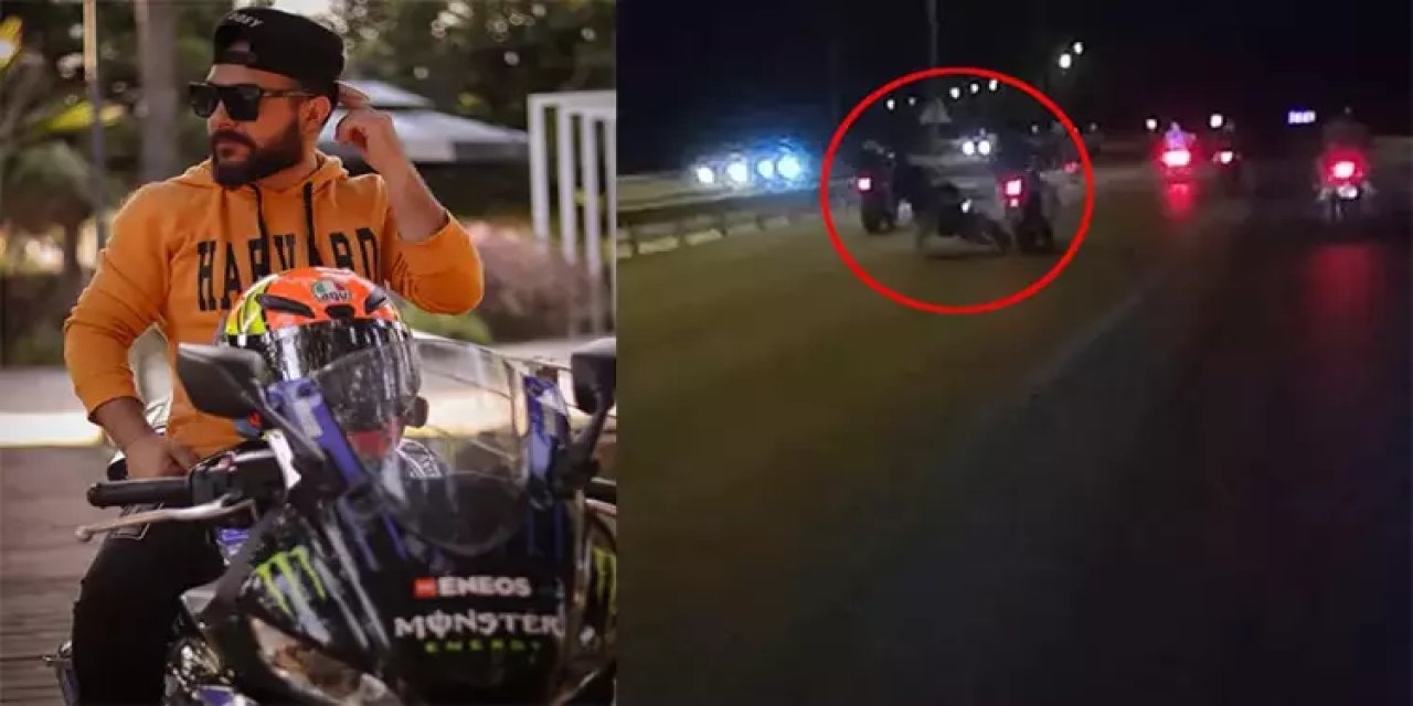 Ön tekerini kaldırarak kullandığı motosikletiyle yaptığı kazada öldü