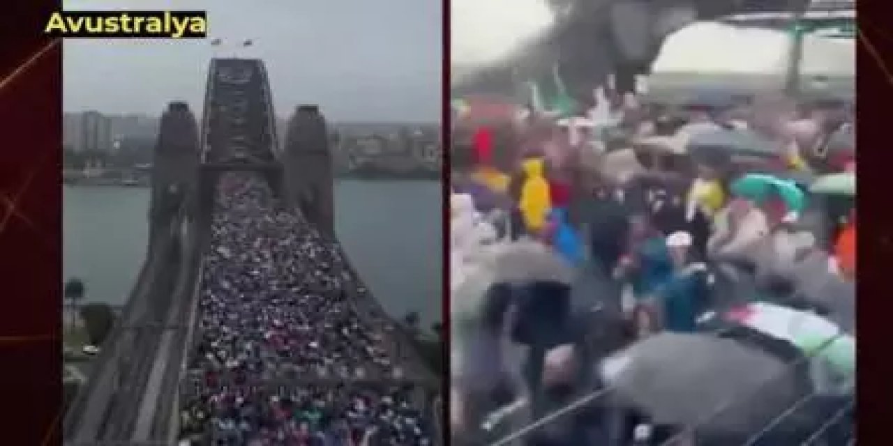 İnsanlık Filistin için kıyamda! 90 bin kişi soykırımın bitmesi içim yürüdü