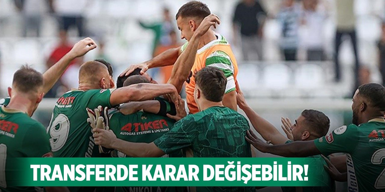 Konyaspor'da transfer planı revize edilebilir