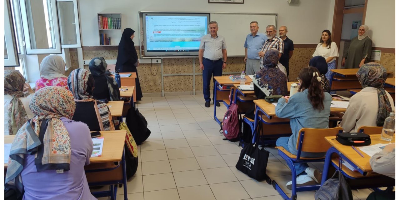 Meram Şükrü Doruk Kız Anadolu İmam Hatip Lisesine Müdür Yiğit'ten ziyaret