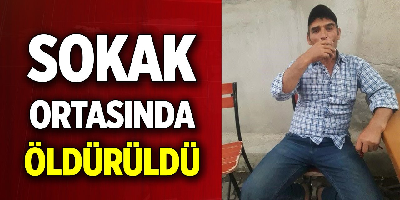 Telefonda tartıştığı kişi tarafından sokak ortasında öldürüldü