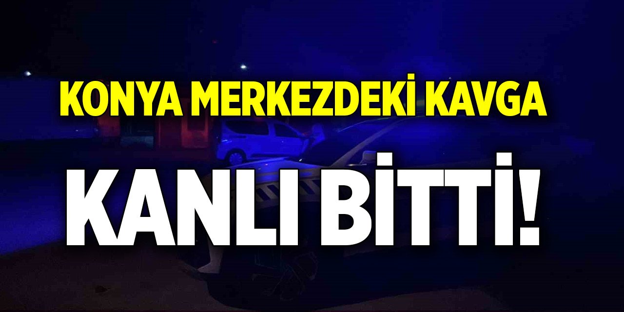 Konya merkezdeki parkta kavga kanlı bitti!