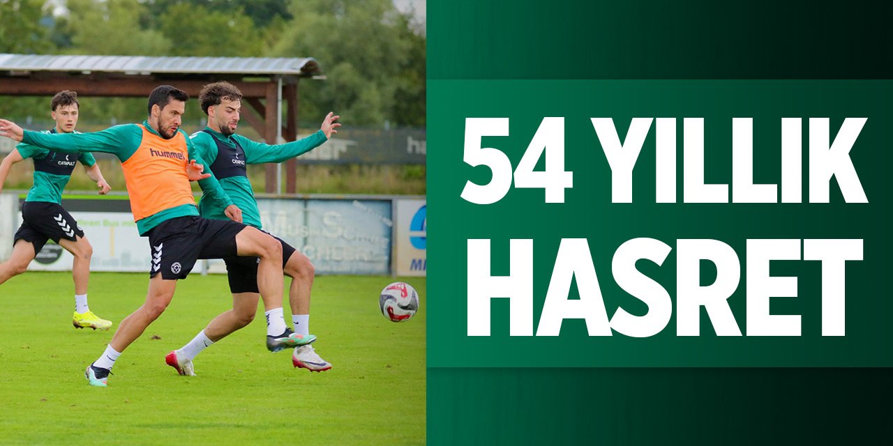 Konyaspor 54 yıllık hasreti bitirmek istiyor