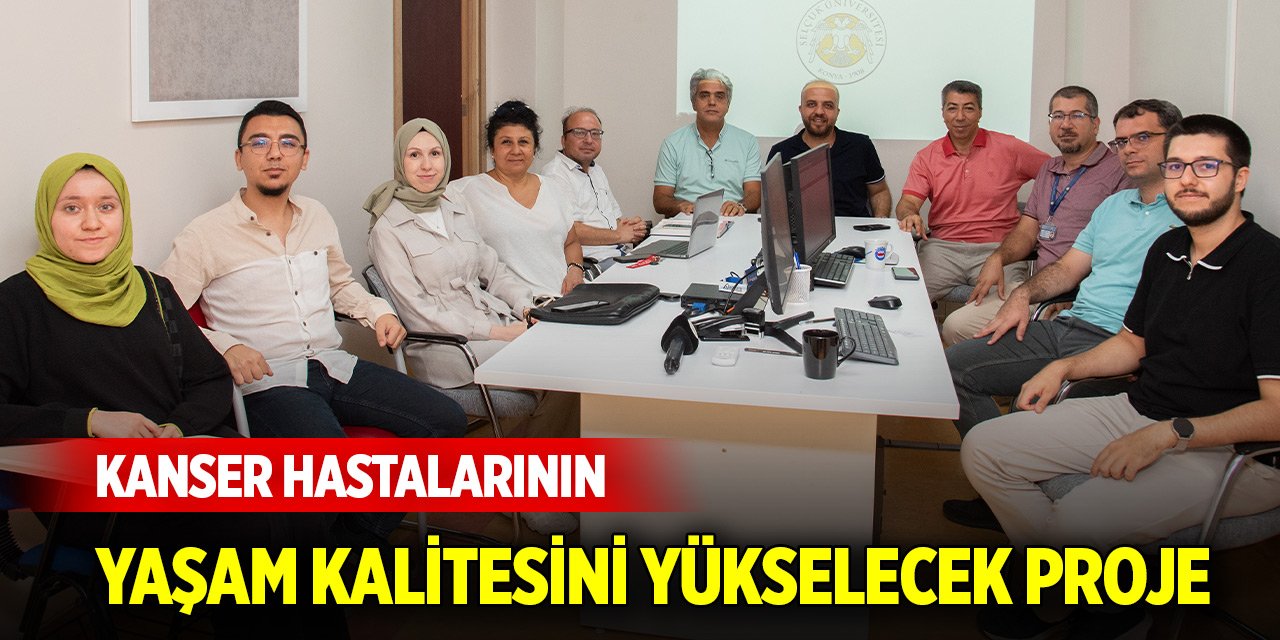 Konya'da yürütülen proje kanser hastalarının yaşam kalitesini yükseltecek