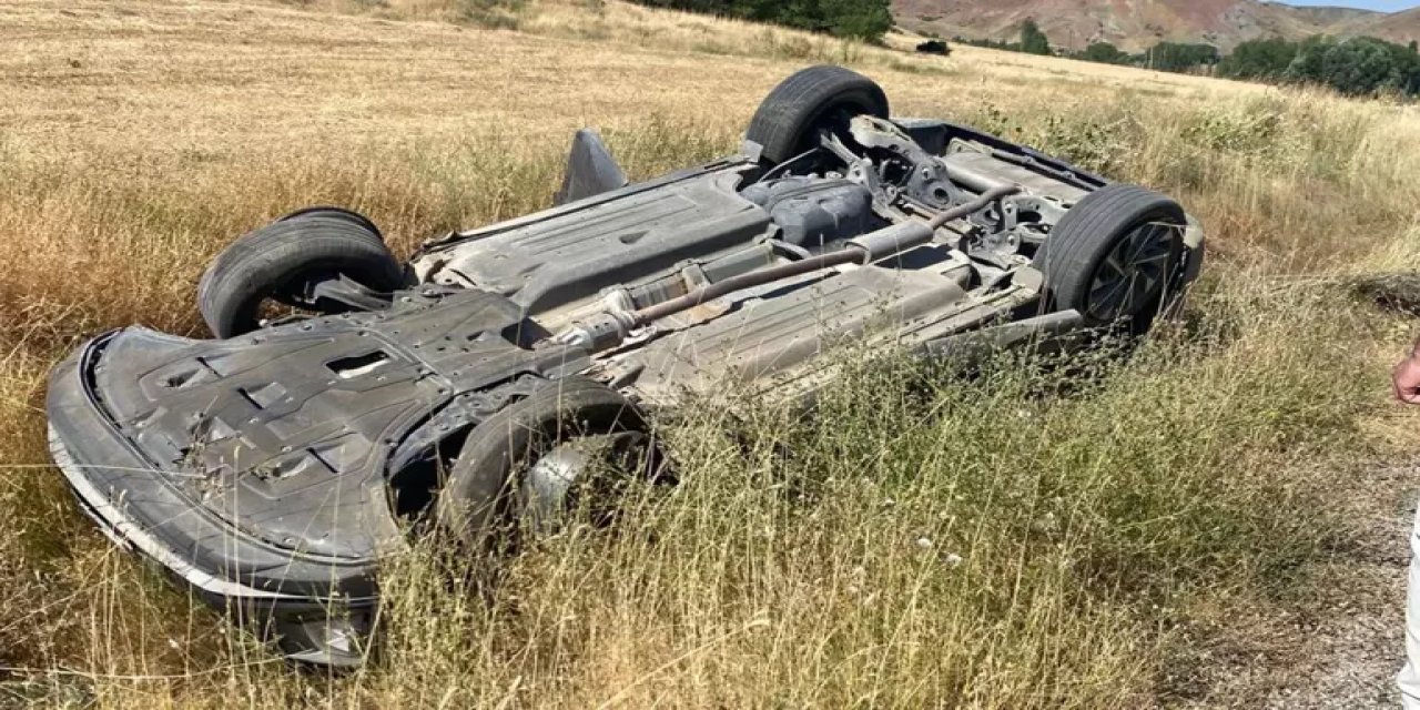Kaymakam köy ziyareti dönüşü trafik kazası geçirdi