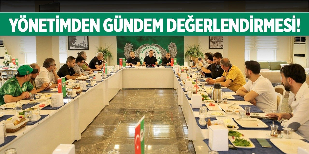 Konyaspor'da Cengiz Yönet takımın son durumunu paylaştı!