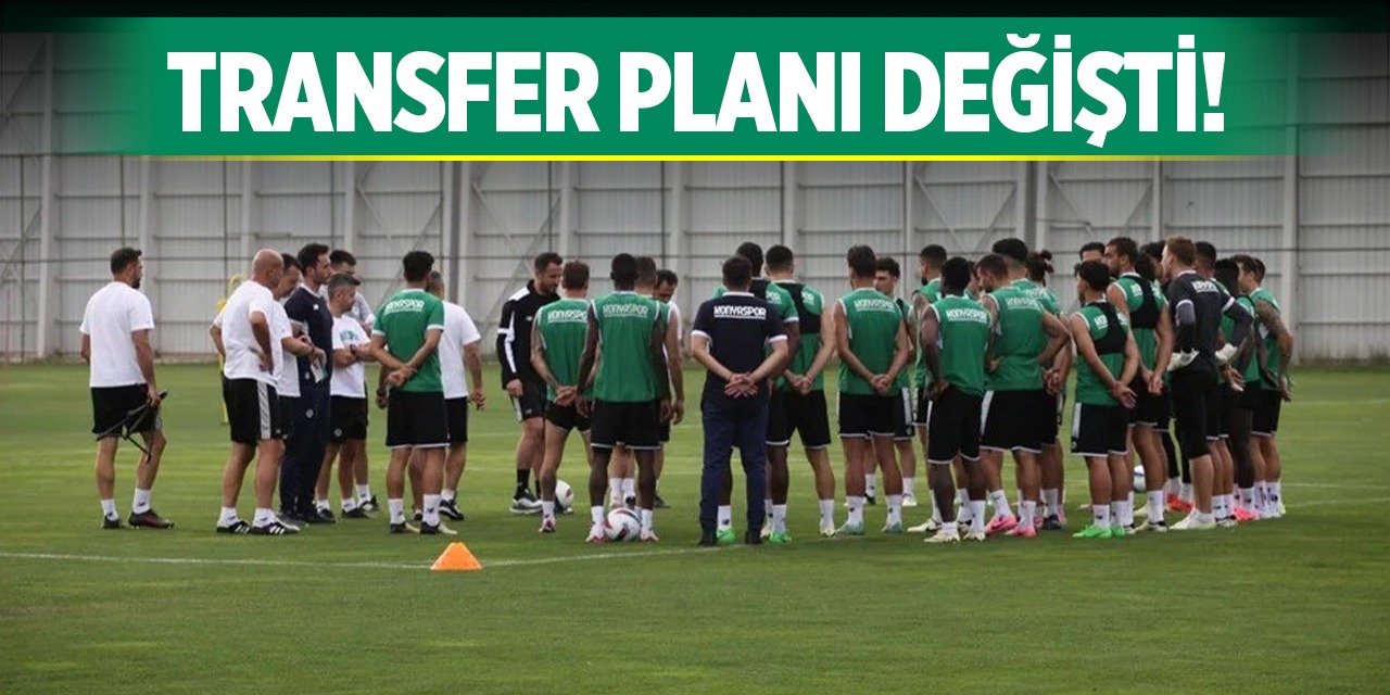 Konyaspor'un transfer önceliği değişti!