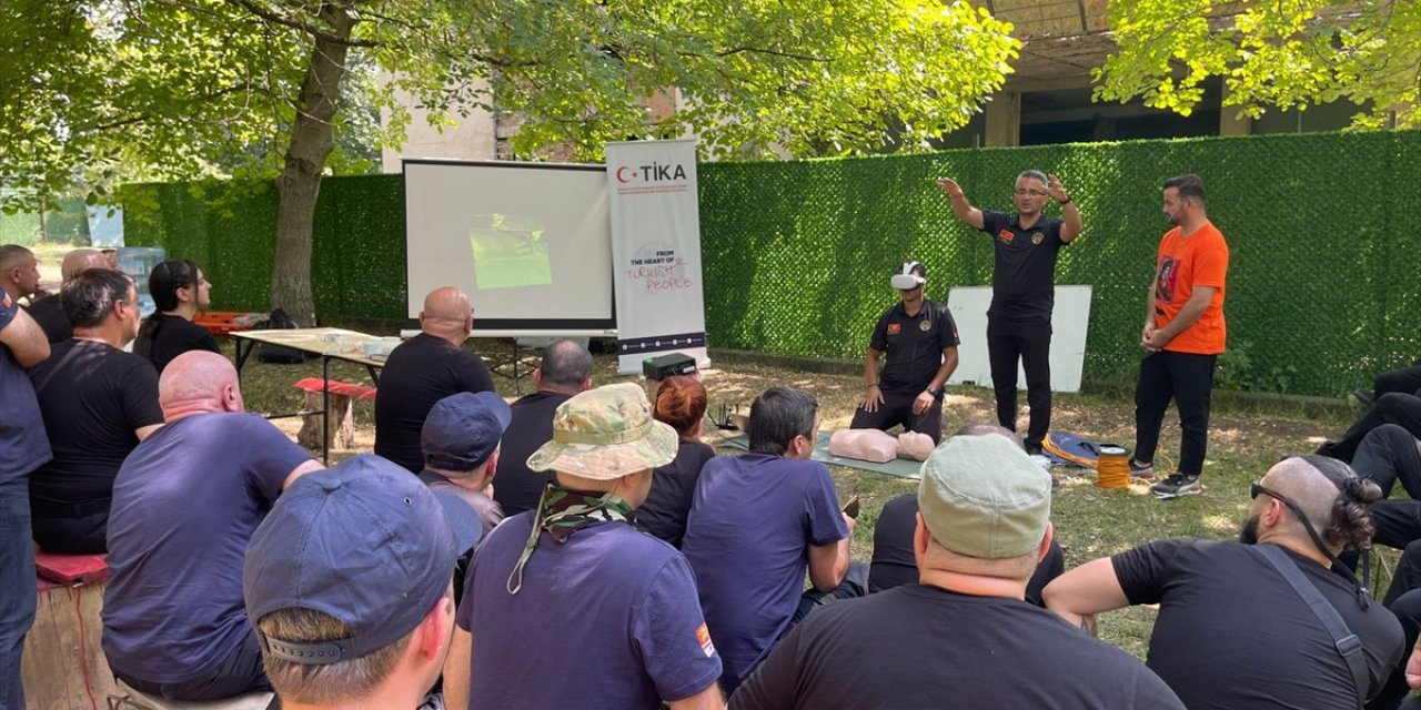 Gürcistan'da Doğada arama ve kurtarma eğitimi düzenlendi