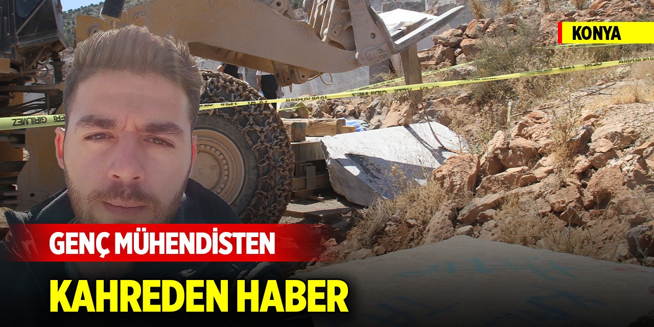 Konya'da genç mühendisten kahreden haber!