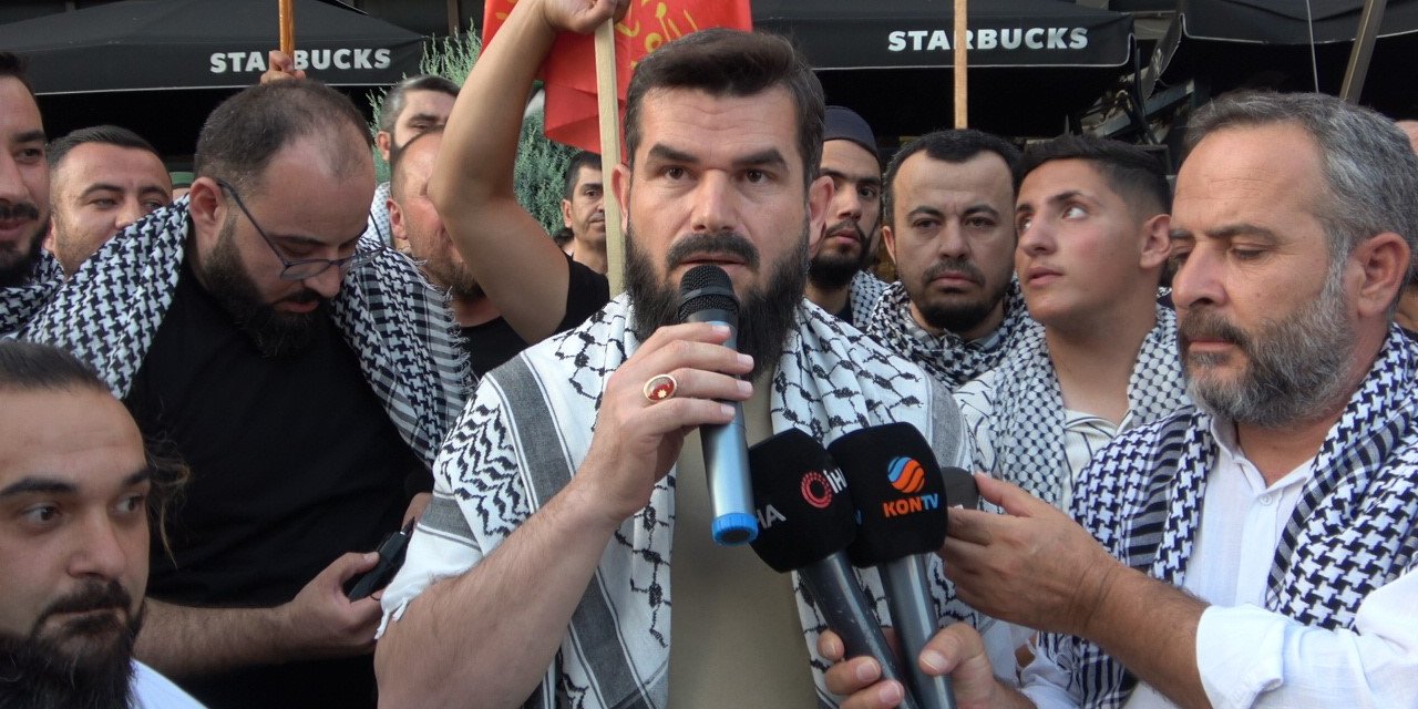 Binlerce ruh tek beden! Konya'da Gazze için dev protesto