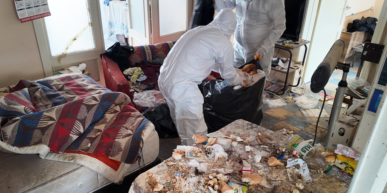 Evden 550 kilo plastik şişe çıktı