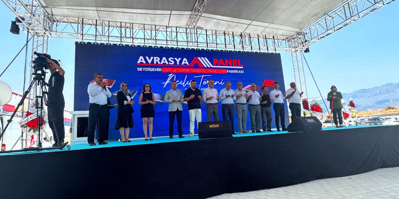 Avrasya Panel Fabrikası Seydişehir’de hizmete girdi