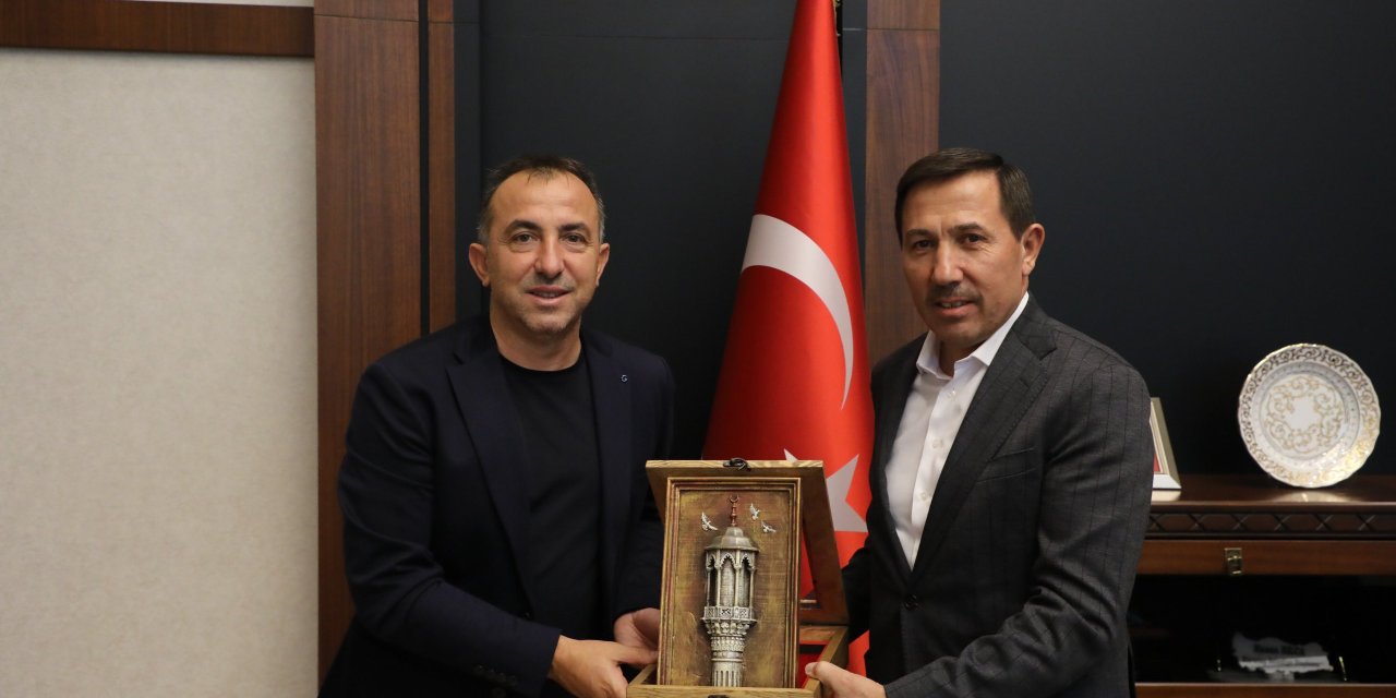 Recep Uçar ve Başkan Kılca'dan Konyaspor sohbeti!