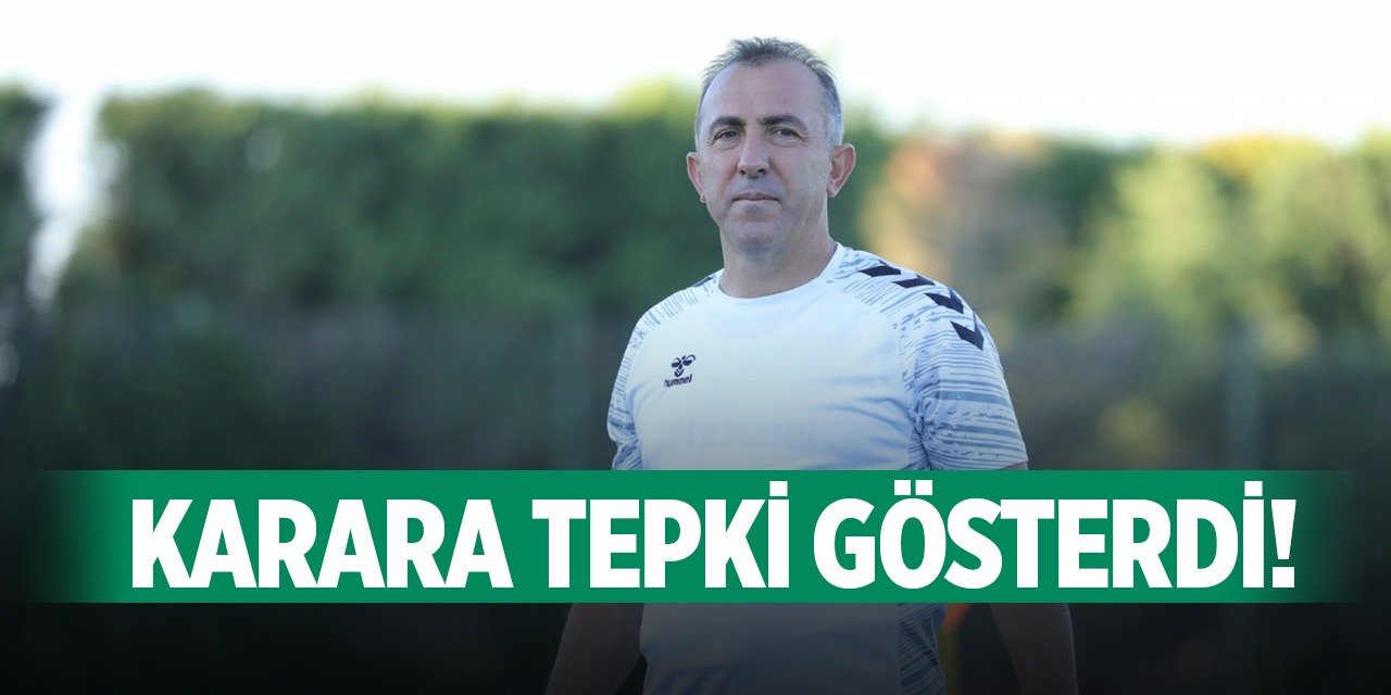 Konyaspor'da Recep Uçar o karara tepki gösterdi!