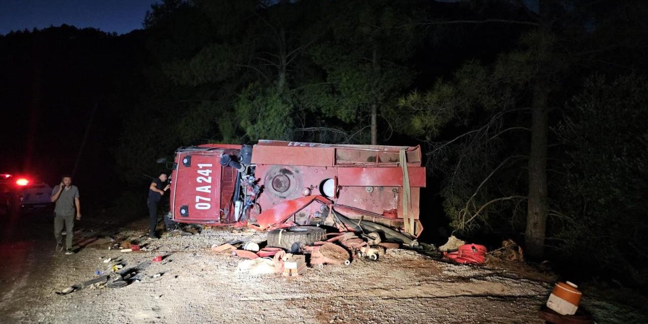 Arazöz devrildi! 2 kişi yaralandı
