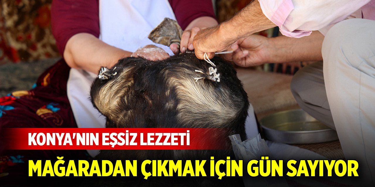 Konya'nın eşsiz lezzeti mağaradan çıkmak için gün sayıyor