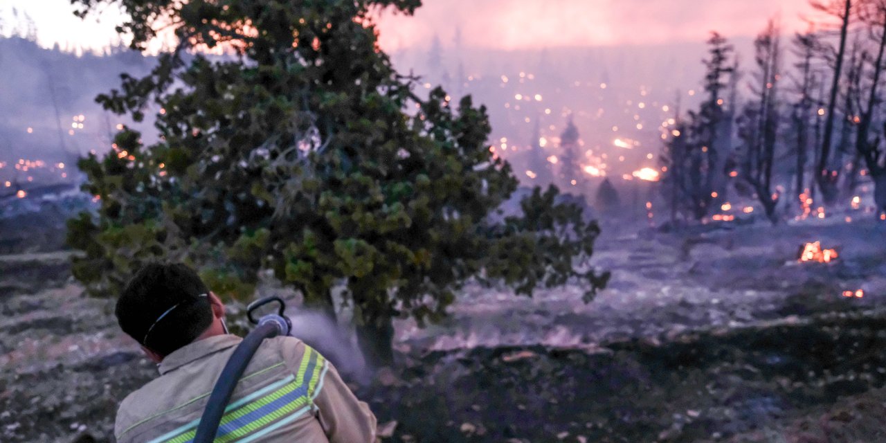 Karaman'daki orman yangını kontrol altında