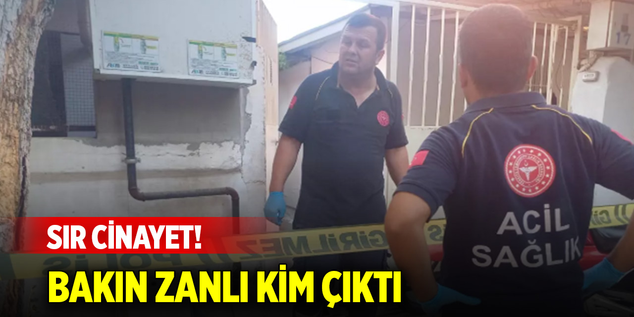 Sır cinayet! Bakın zanlı kim çıktı