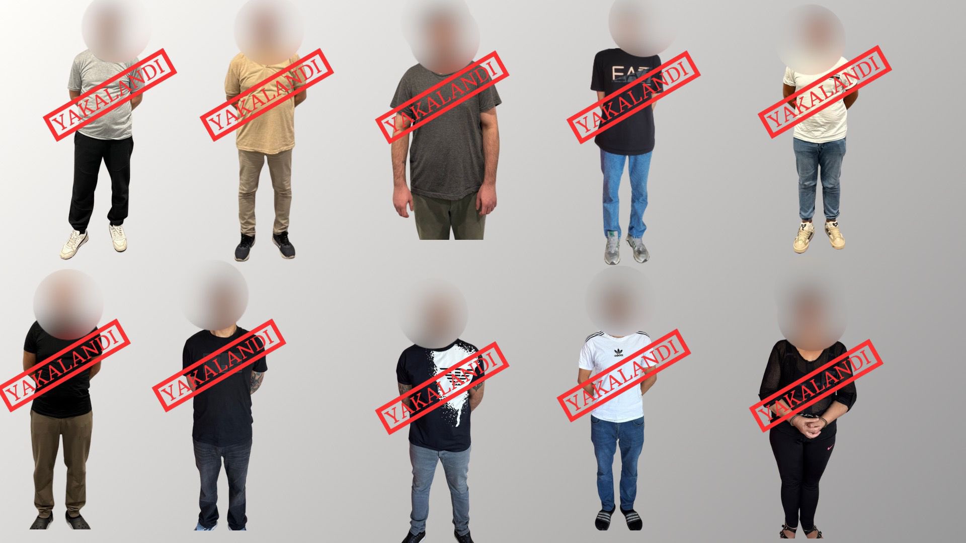 Kırmızı bültenle aranan 6, ulusal seviyede aranan 4 suçlu yakalanarak, Türkiye'ye getirildi