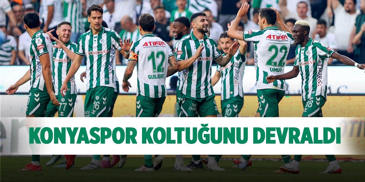 Konyaspor zirve inadını sürdürdü!