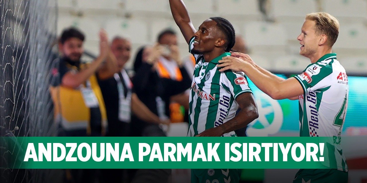 Konyaspor'da Andzouna dikkatleri üzerine çekti!