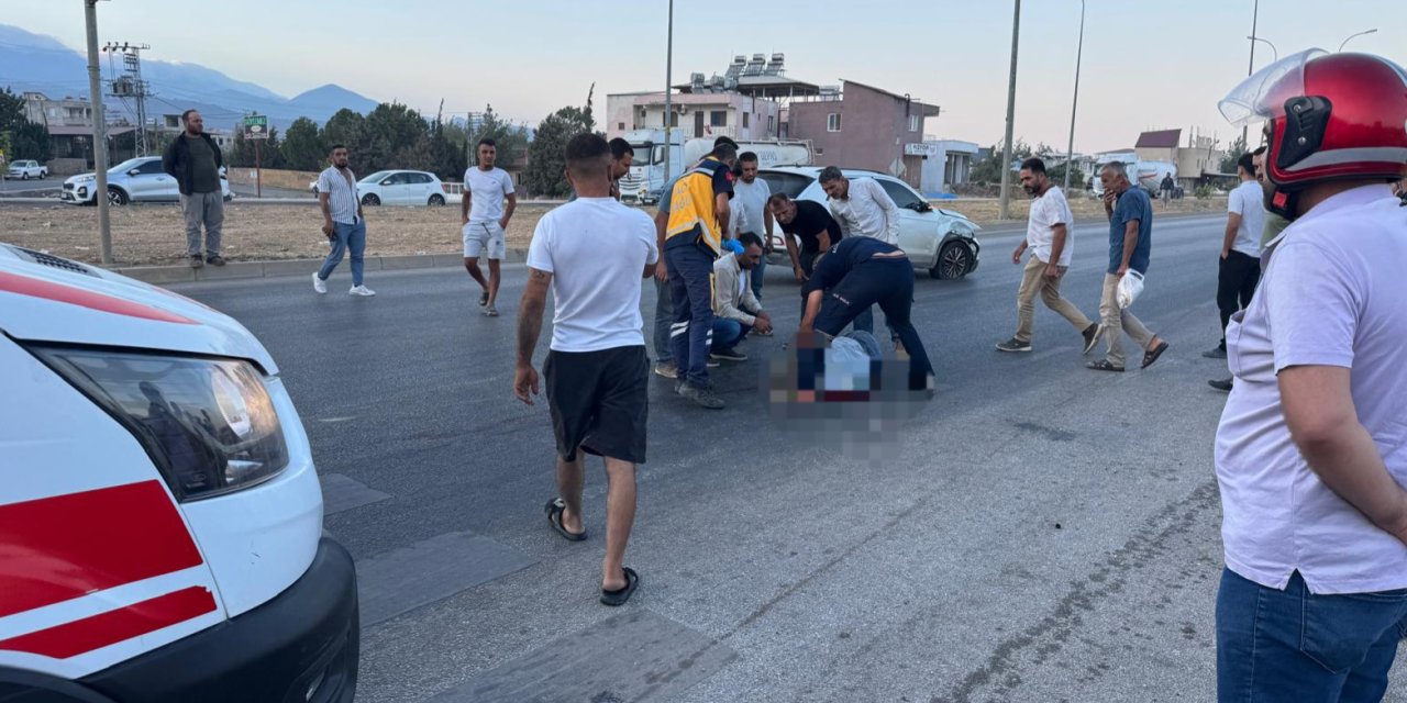 Cip ile çarpışan motosikletin sürücüsü öldü