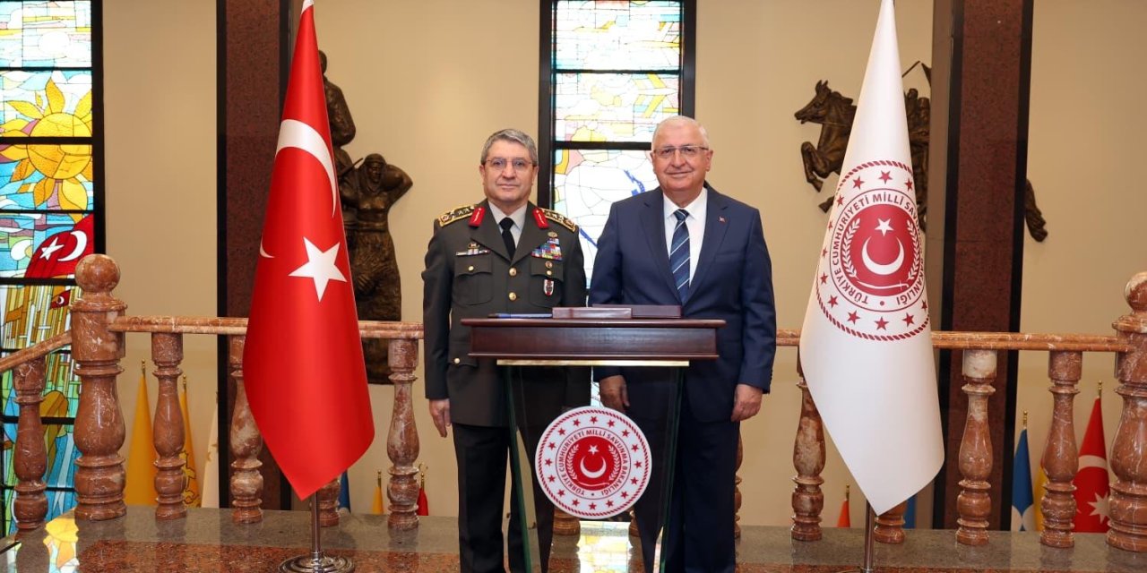 Bakan Güler, Genelkurmay Başkanı Bayraktaroğlu’nu kabul etti