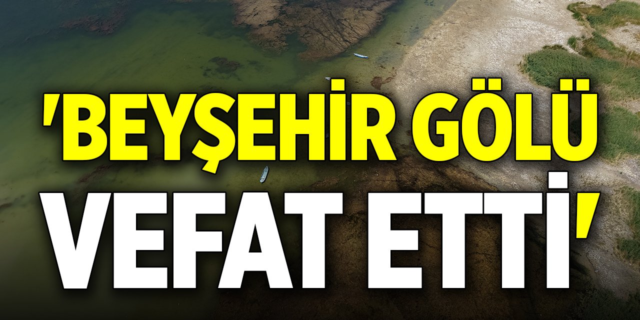 'Beyşehir Gölü vefat etti'