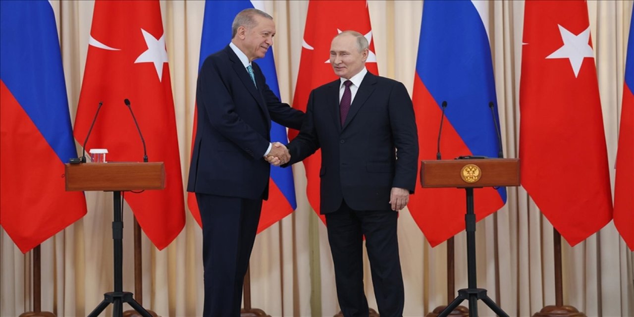 Cumhurbaşkanı Recep Tayyip Erdoğan, Putin ile görüştü