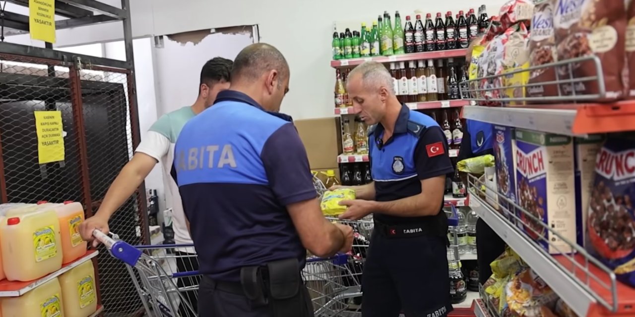 Konya'nın ilçesinde marketlerde denetim arttı