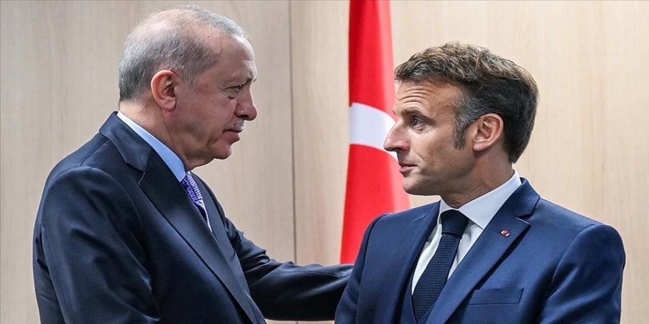 Son Dakika! Fransa talep etti, Cumhurbaşkanı Erdoğan, Macron ile görüştü