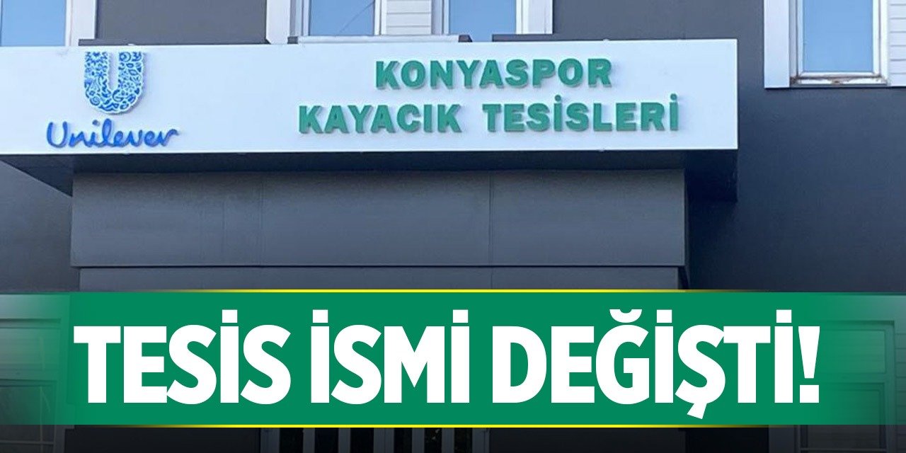 Konyaspor'da tepki çeken tesis sponsorluğu değişti!